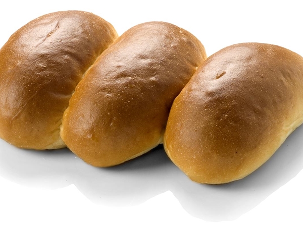 Witte puntbroodjes, 6 stuks