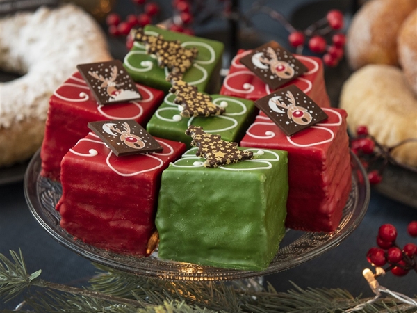 Kerst Petit Fours groen